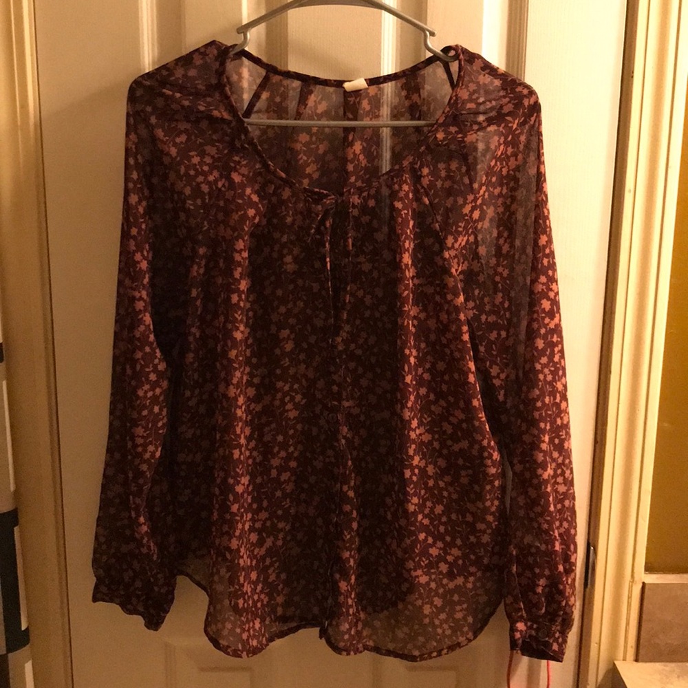 Flowy Floral Old Navy Blouse